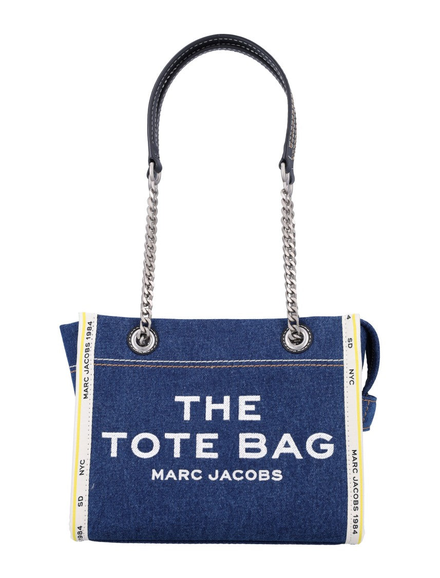 Marc Jacobs Denim Chain Small Tote Bag