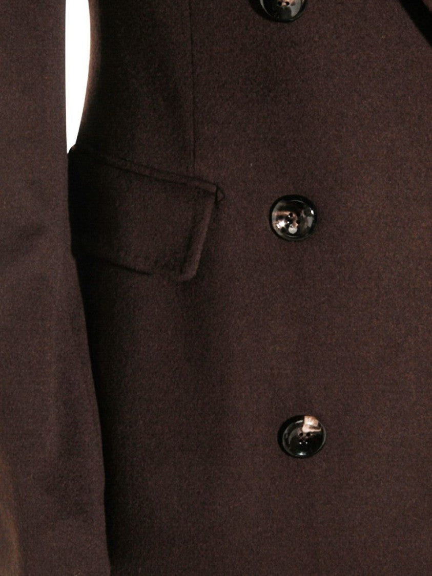 Tagliatore Virgin Wool And Cashmere Coat