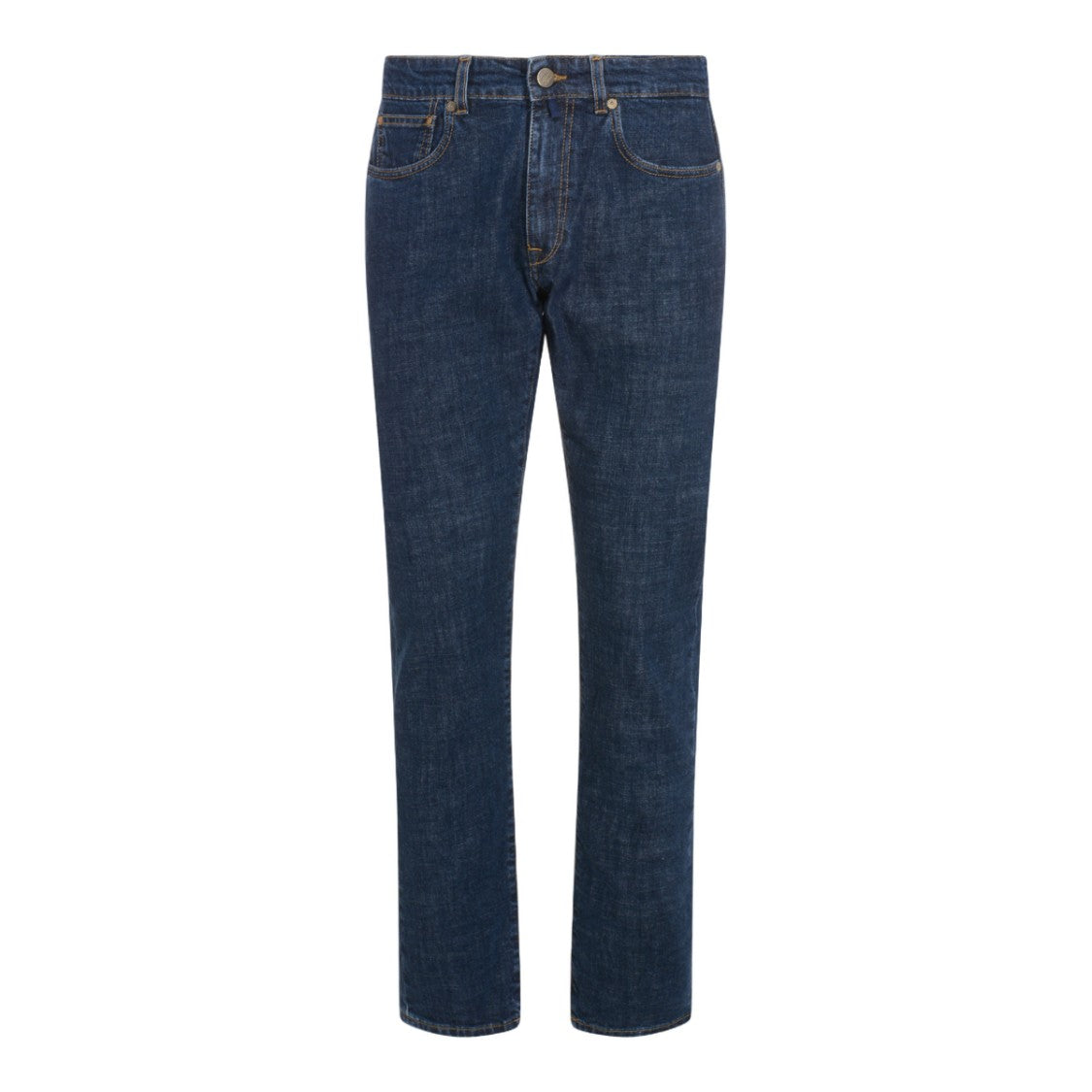 Incotex Blue Division Classic Straight-Leg Indigo Jeans With Five-Pocket Design