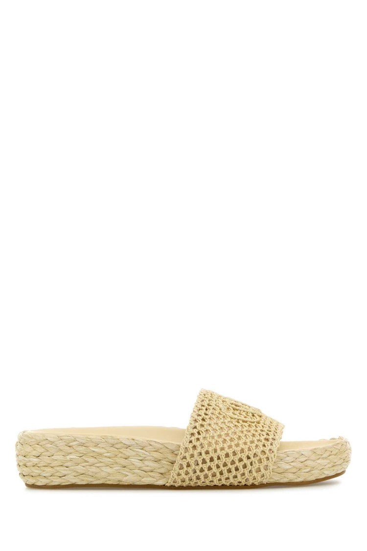 Chloé Cream Isla Slippers