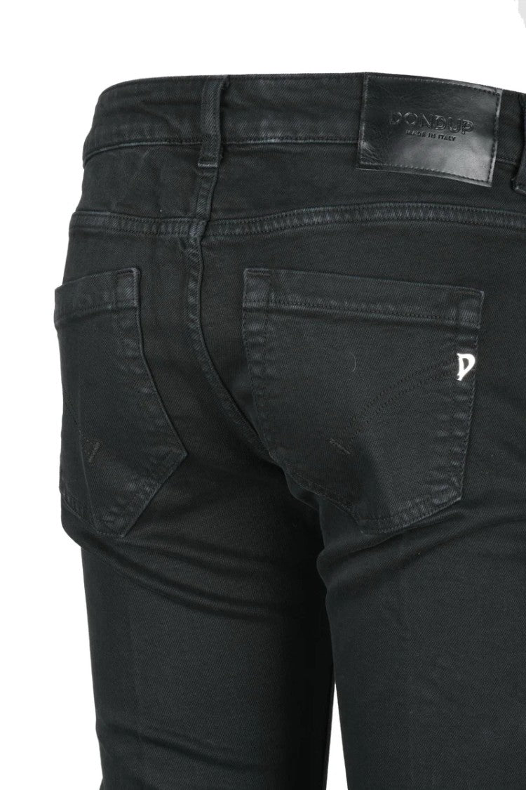 Dondup Black Cotton Elastane Women's Monroe Skinny Jeans