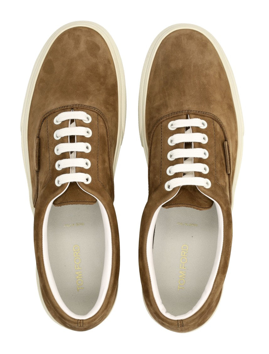 Tom Ford Jude Low Profile Suede Sneakers