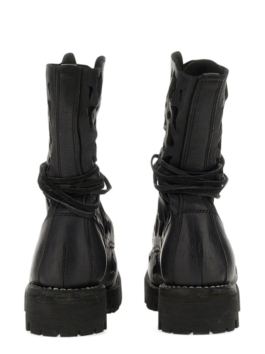 Guidi Ankle Boot With Cut Out Details