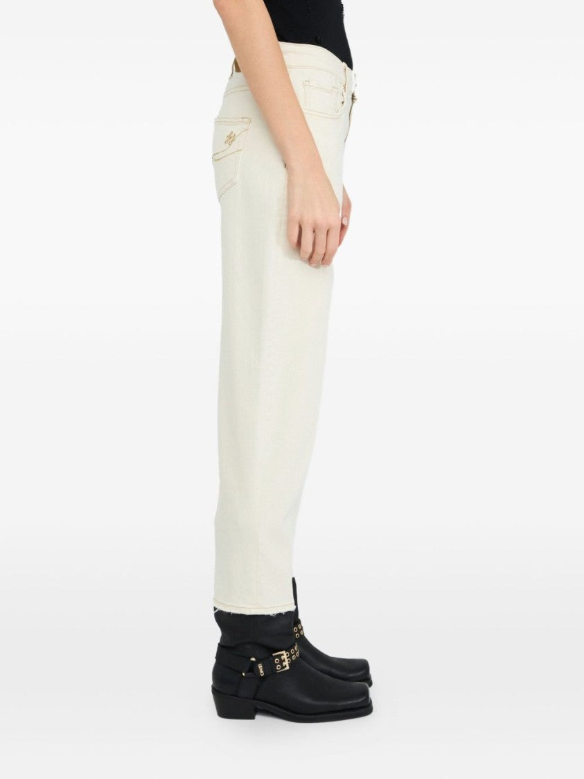 Liu Jo Relaxed Fit Straight Leg Trousers