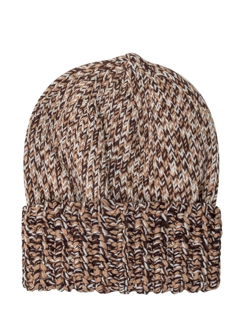 Moncler Classic Beige Hat With Rounded Crown And Curved Brim