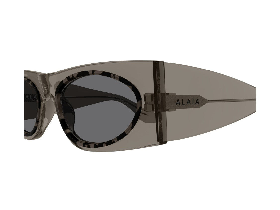 Azzedine Alaïa Brown Aa0085s Translucent Oversized Square Sunglasses