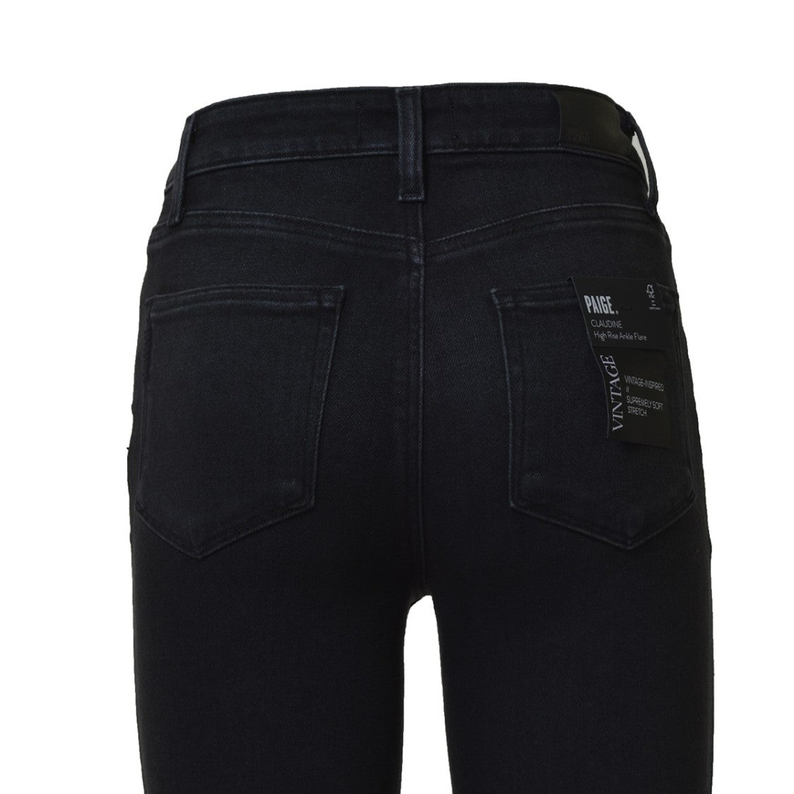 Paige Black Denim Crop Jeans