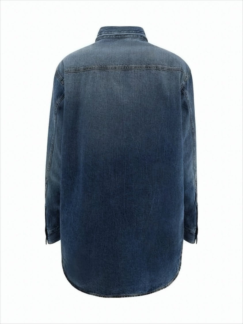 Gucci Denim Shirt With Button-Down Front
