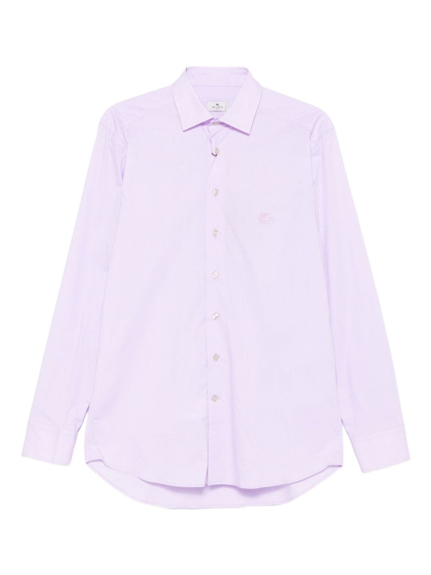 Etro Tailored Long-Sleeved Etro Shirt In Light Purple