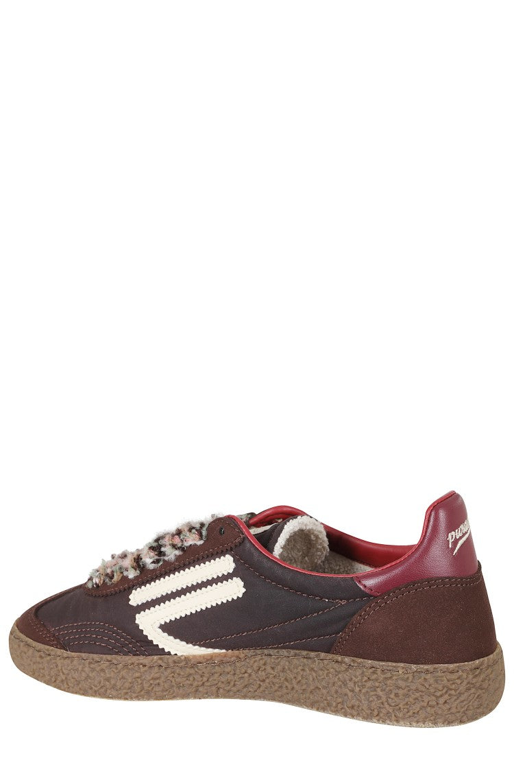 Puraai 6.01 Xs Suede-Velvet Low-Profile Sneakers