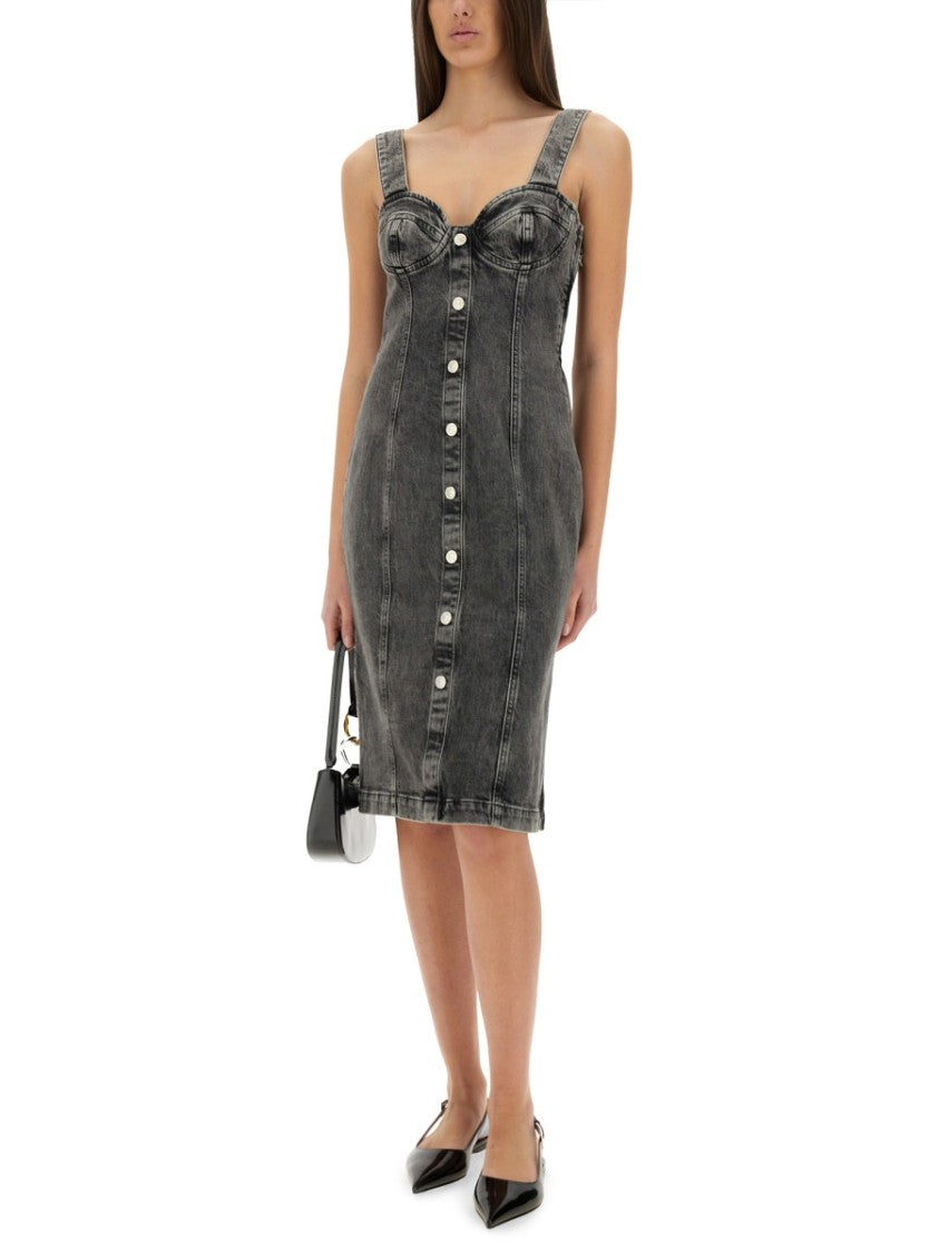Moschino Denim Midi Dress