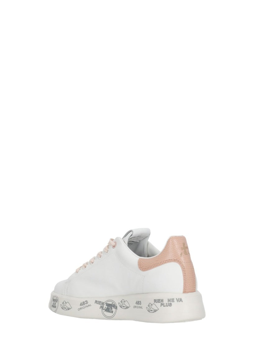 Premiata White Belle 8159 Lettering Sneakers