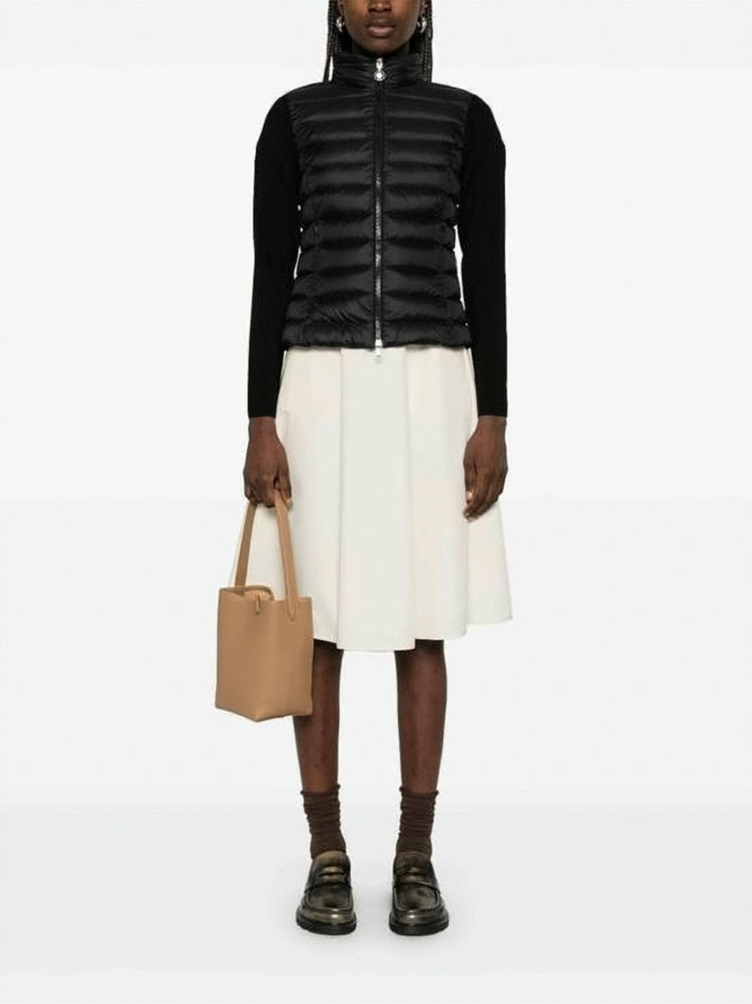 Moncler Quilted Casual Jacket With High Collar