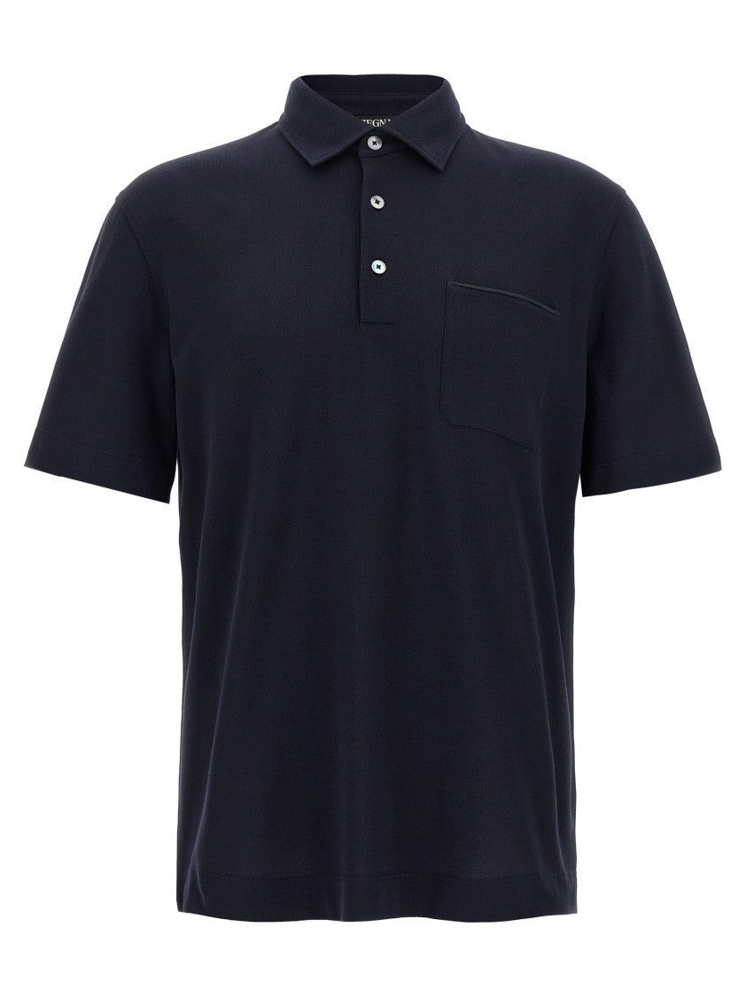 Zegna Piqué Polo Shirt