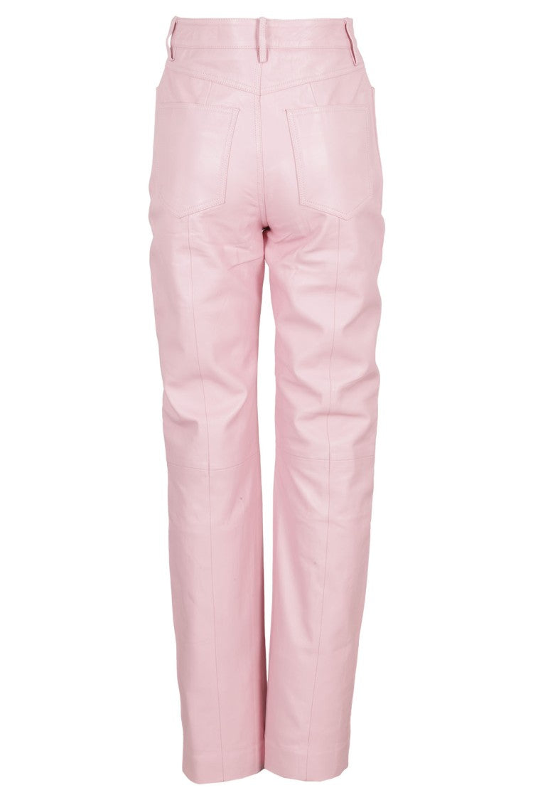 Remain Orchid-Colored Leather Pants