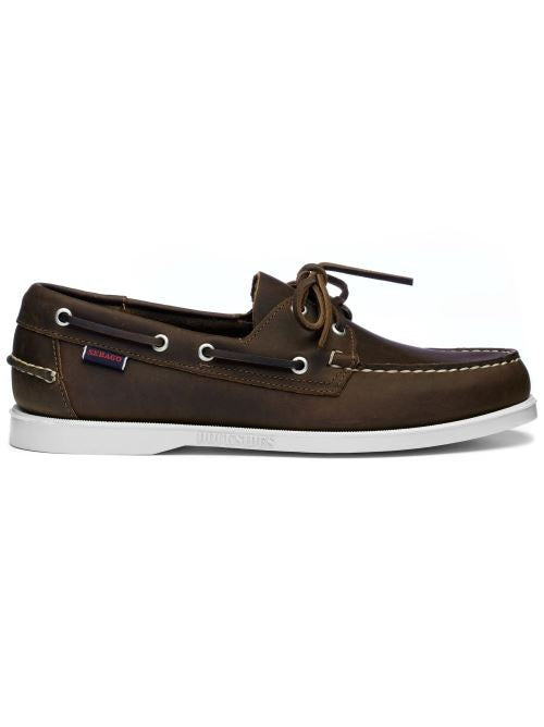 Sebago Premium Leather Brown Boat Shoes