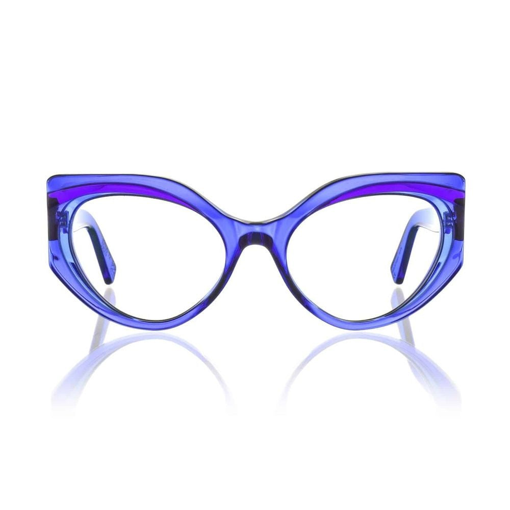 Kirk&Kirk Lotus Oversized Butterfly-Shaped Eyeglasses In Acrylic