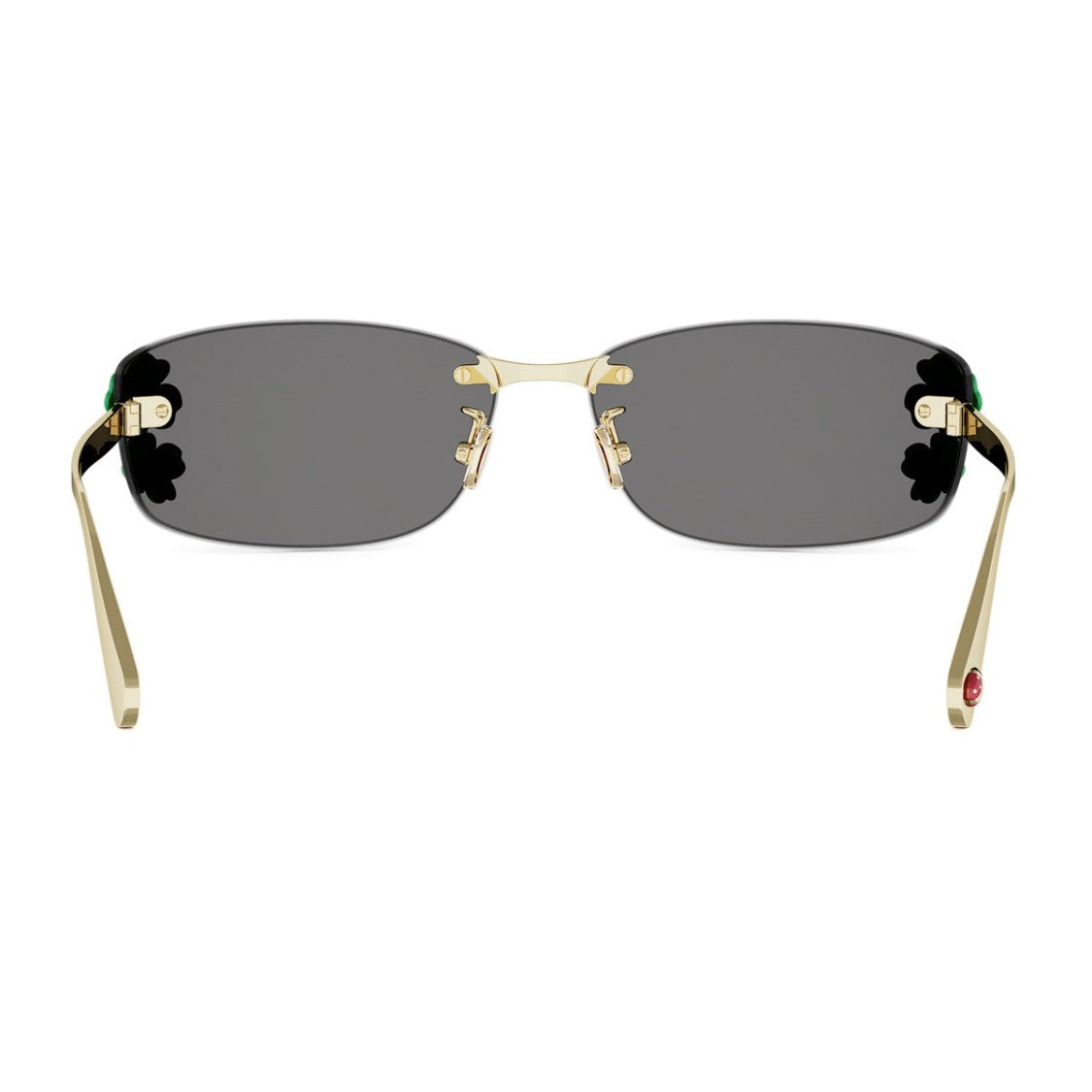 Dior Diorclover S1i Sunglasses Rectangular Rimless Metal - Gold