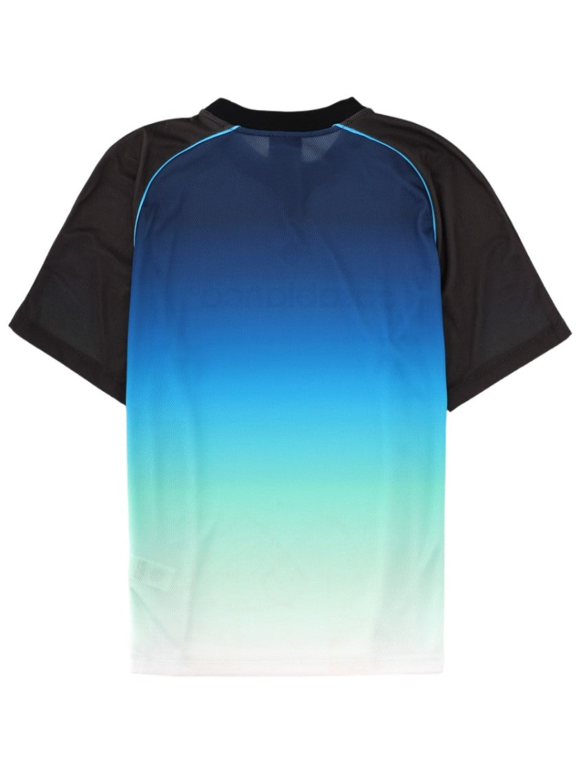 Casablanca Gradient Design Logo Football Polyester T-Shirt