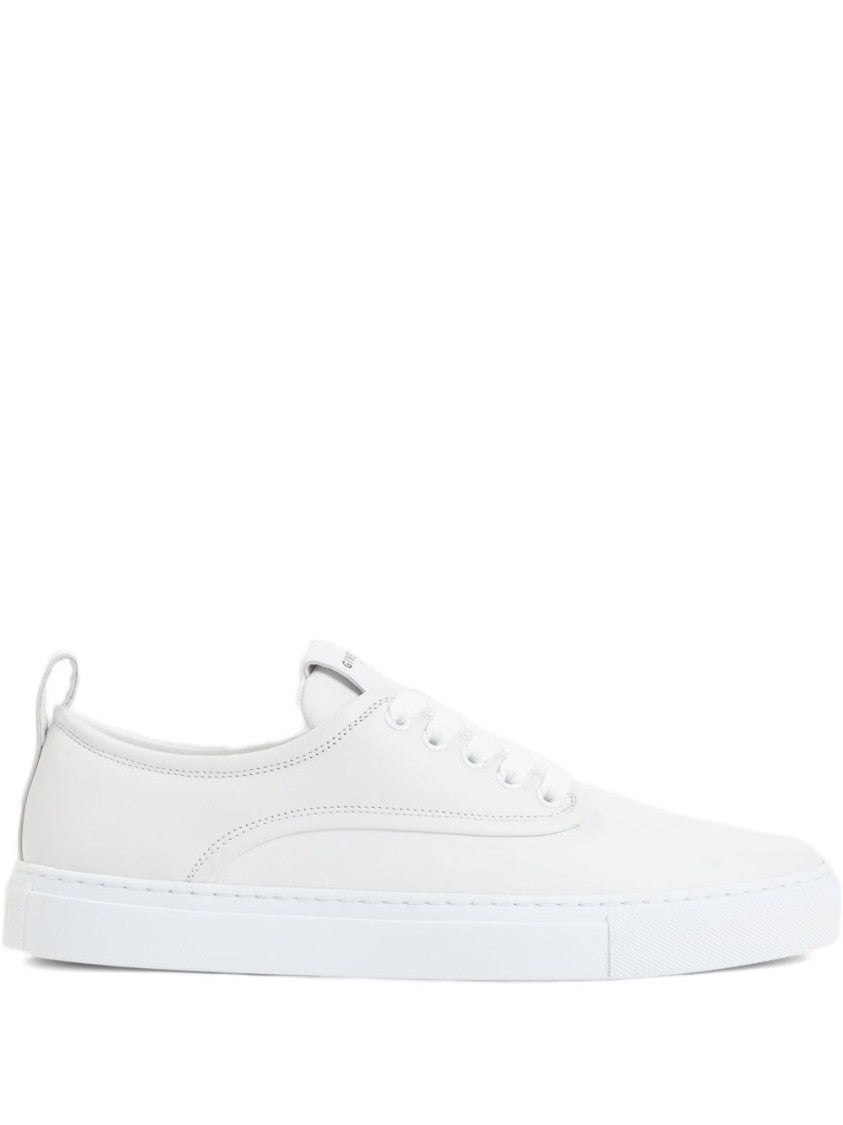 Givenchy White Calf Leather Flat Shoes