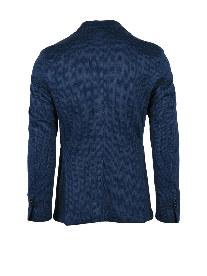 L.B.M. 1911 Blue Linen Cotton Jacket