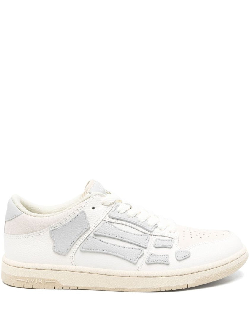 Amiri White Round Toe Sneakers