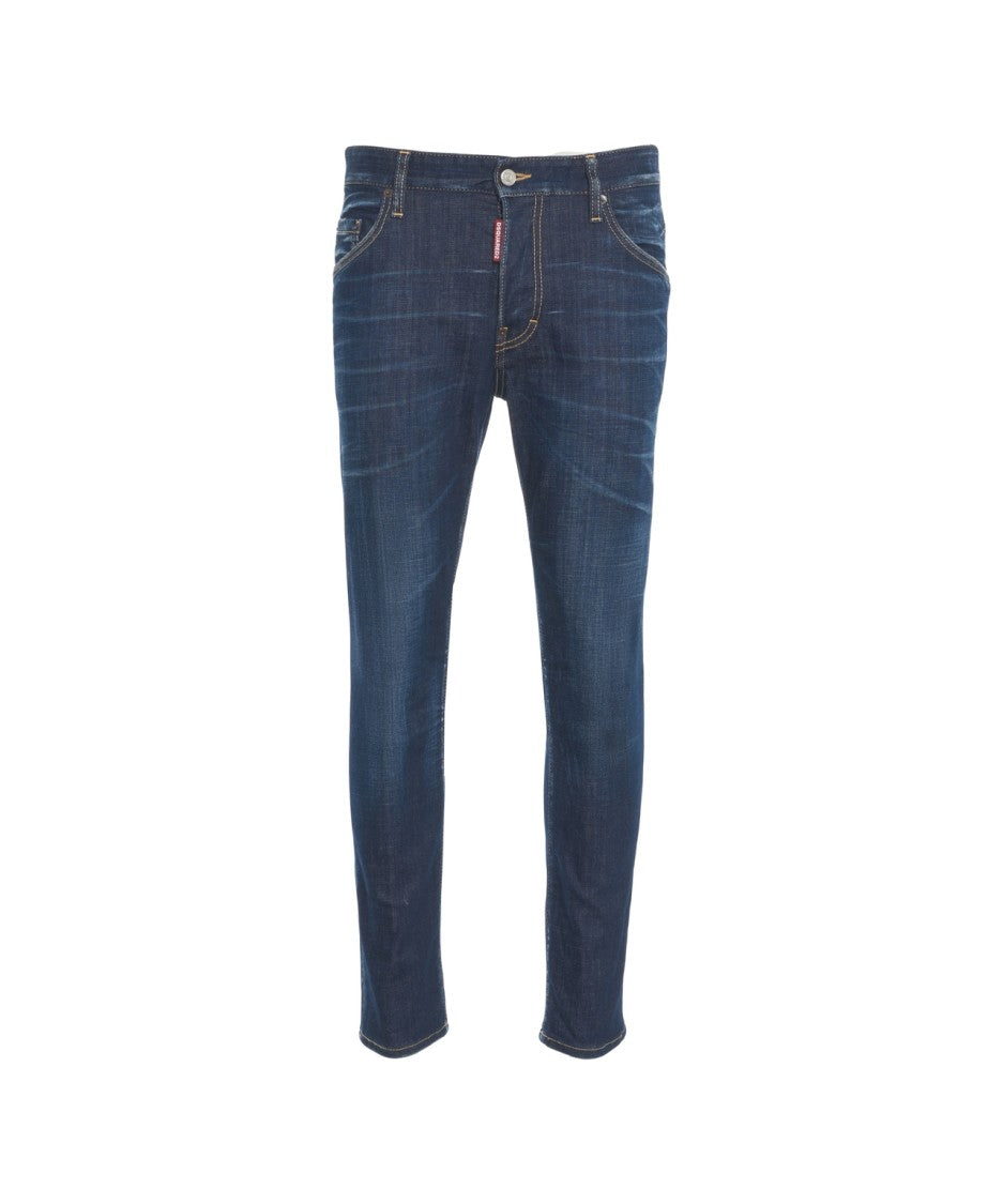 Dsquared2 Slim Fit Jeans With Classic Five-Pocket Design