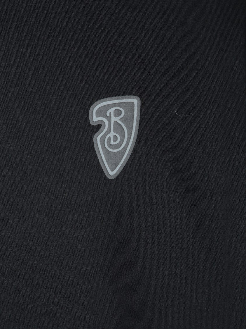 Burberry Black T-Shirt With Subtle Logo