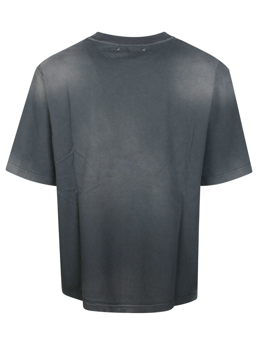 Golden Goose Relaxed-Fit Distressed Graphic Cotton T-Shirt