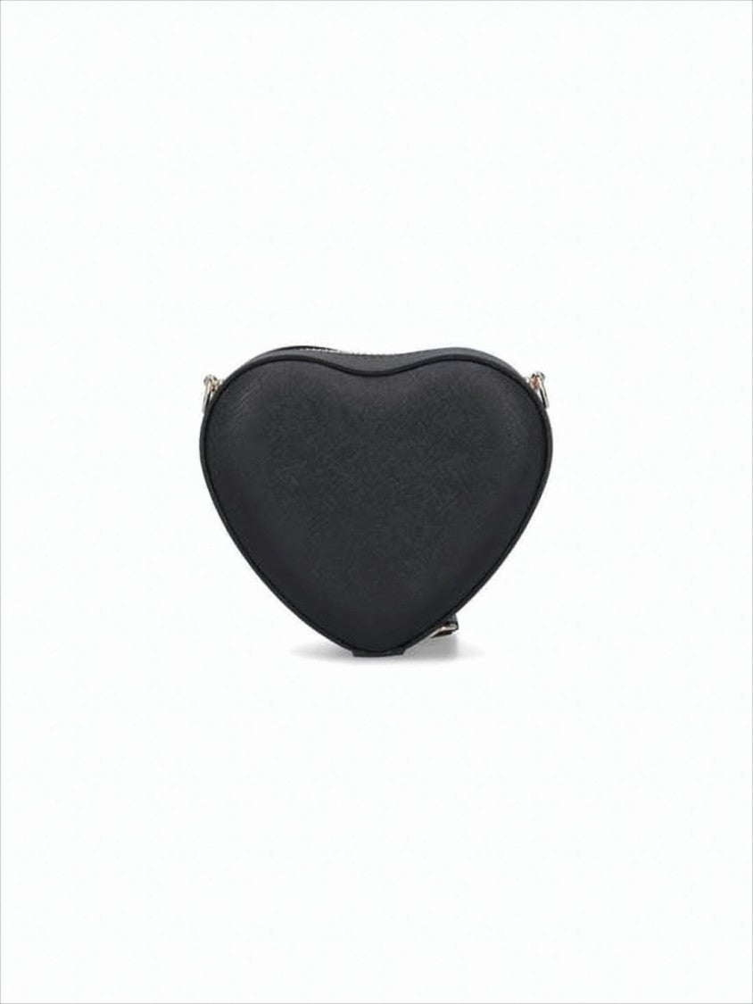 Vivienne Westwood Heart-Shaped Textured Shoulder Bag