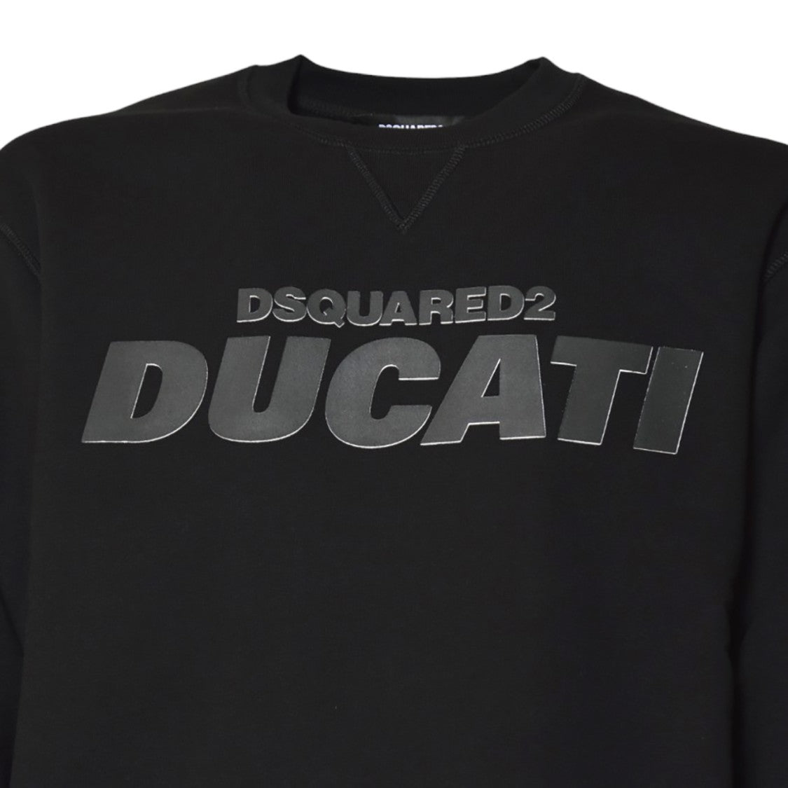 Dsquared2 Crewneck Sweater With Embossed Logo Detail