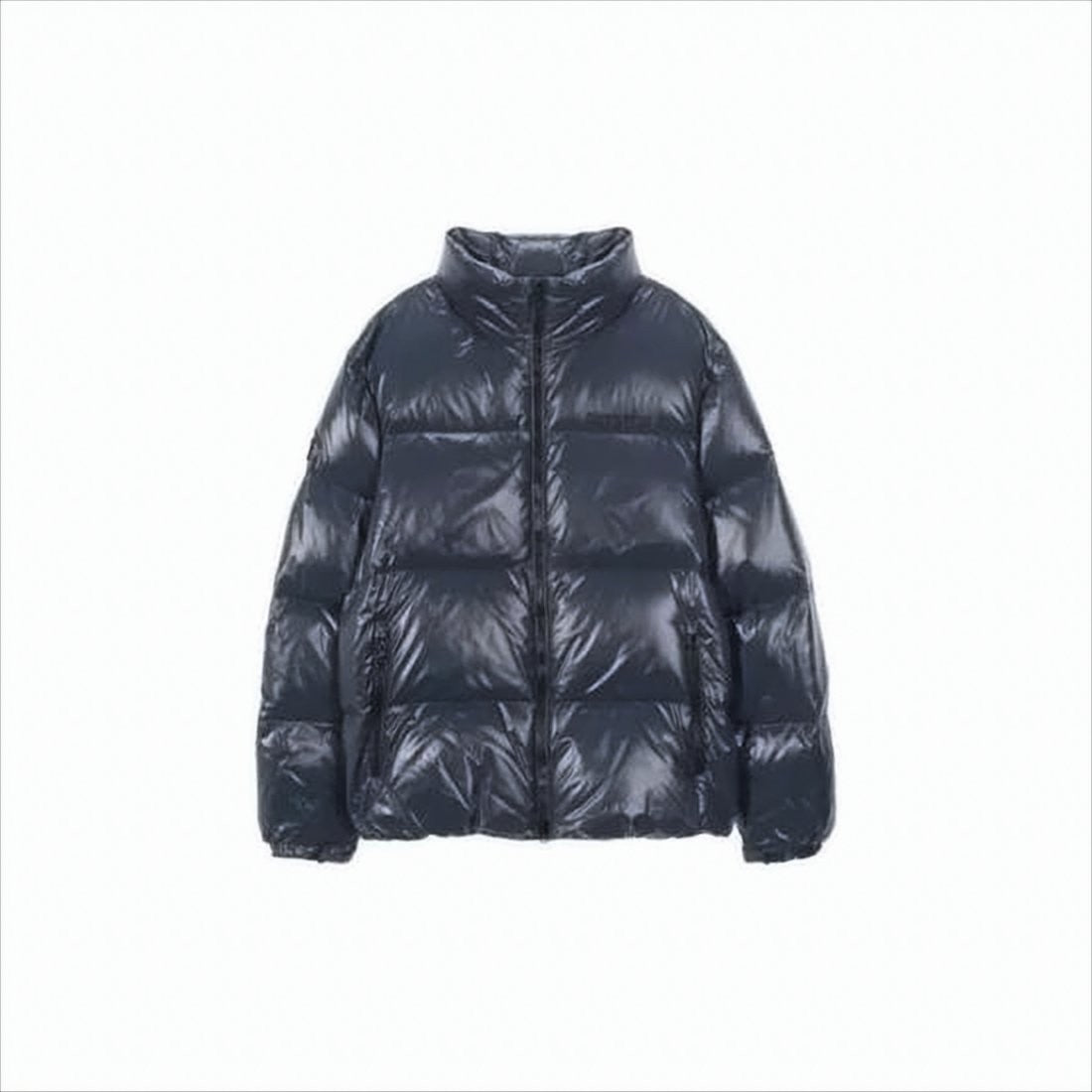Duvetica Glossy Quilted Down Jacket With High Collar