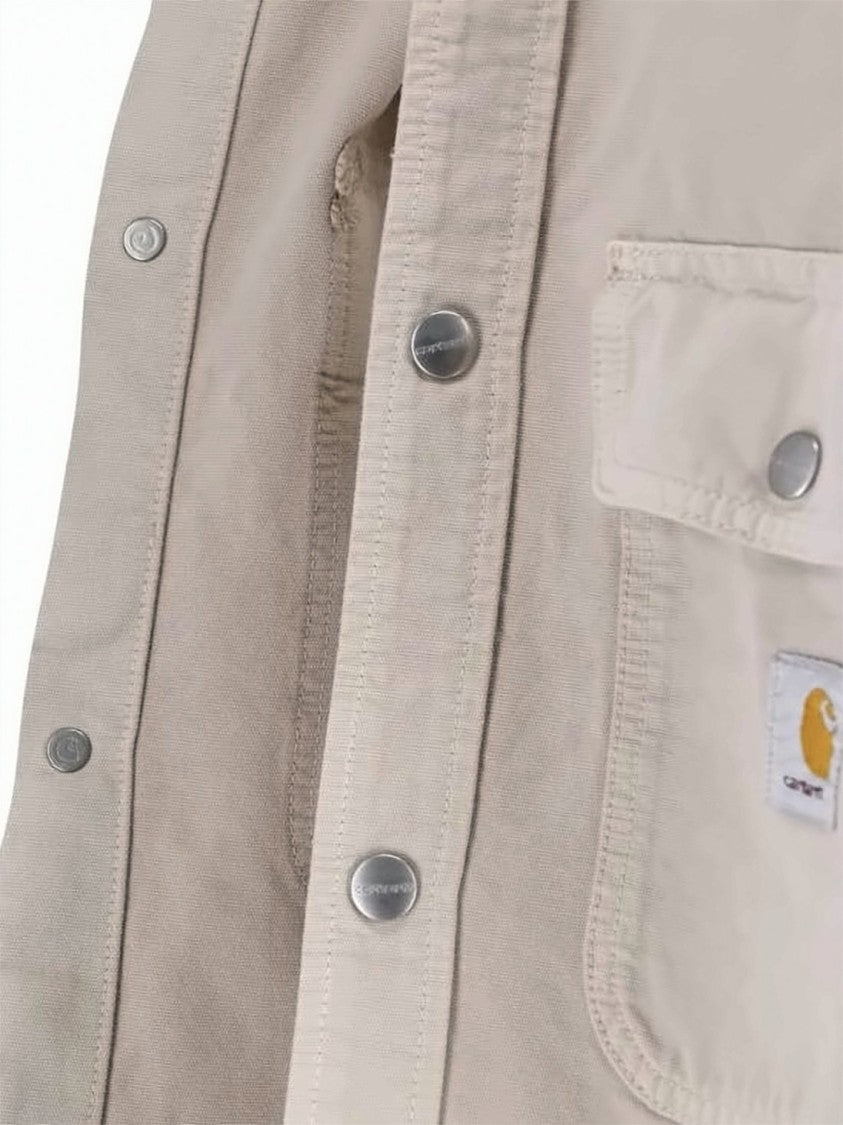 Carhartt Wip Neutrals Boxy Fit Corduroy Collar Shirt