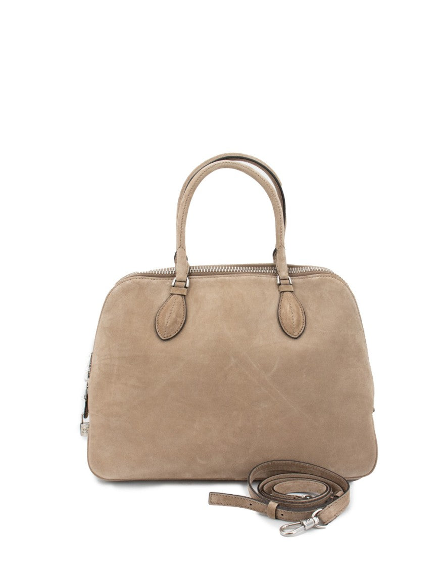 Ermanno Scervino Calfskin Handbag With Detachable Shoulder Strap