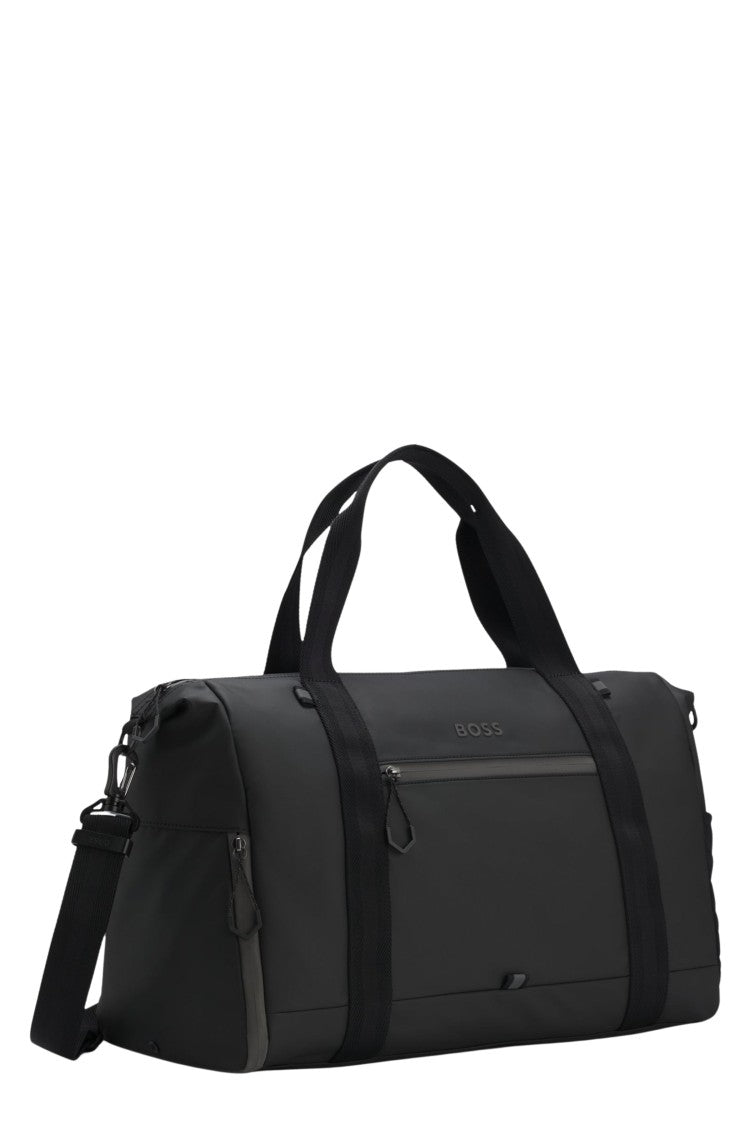 Boss Black Stenson Sm Holdall Double-Handle Polyester Duffel Bag