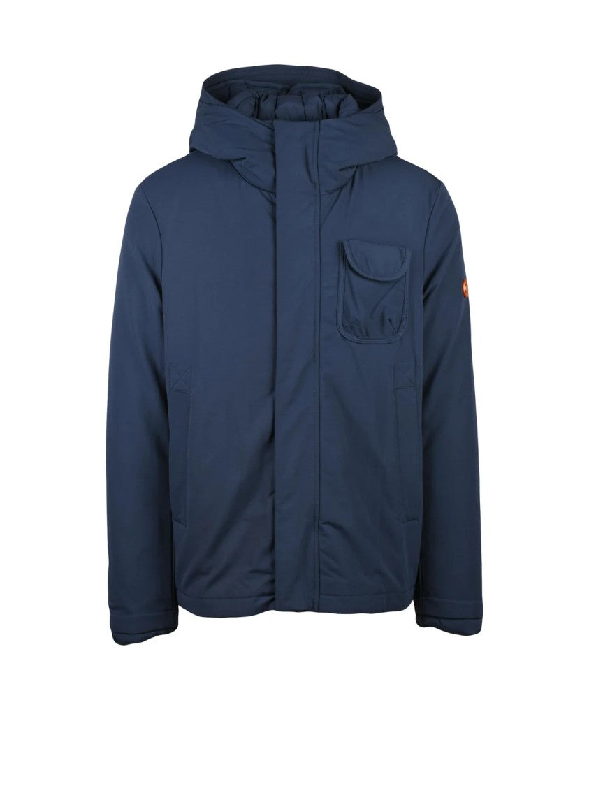 Dekker Multicolor Structured Jacket With Zip And Snap Button Closure