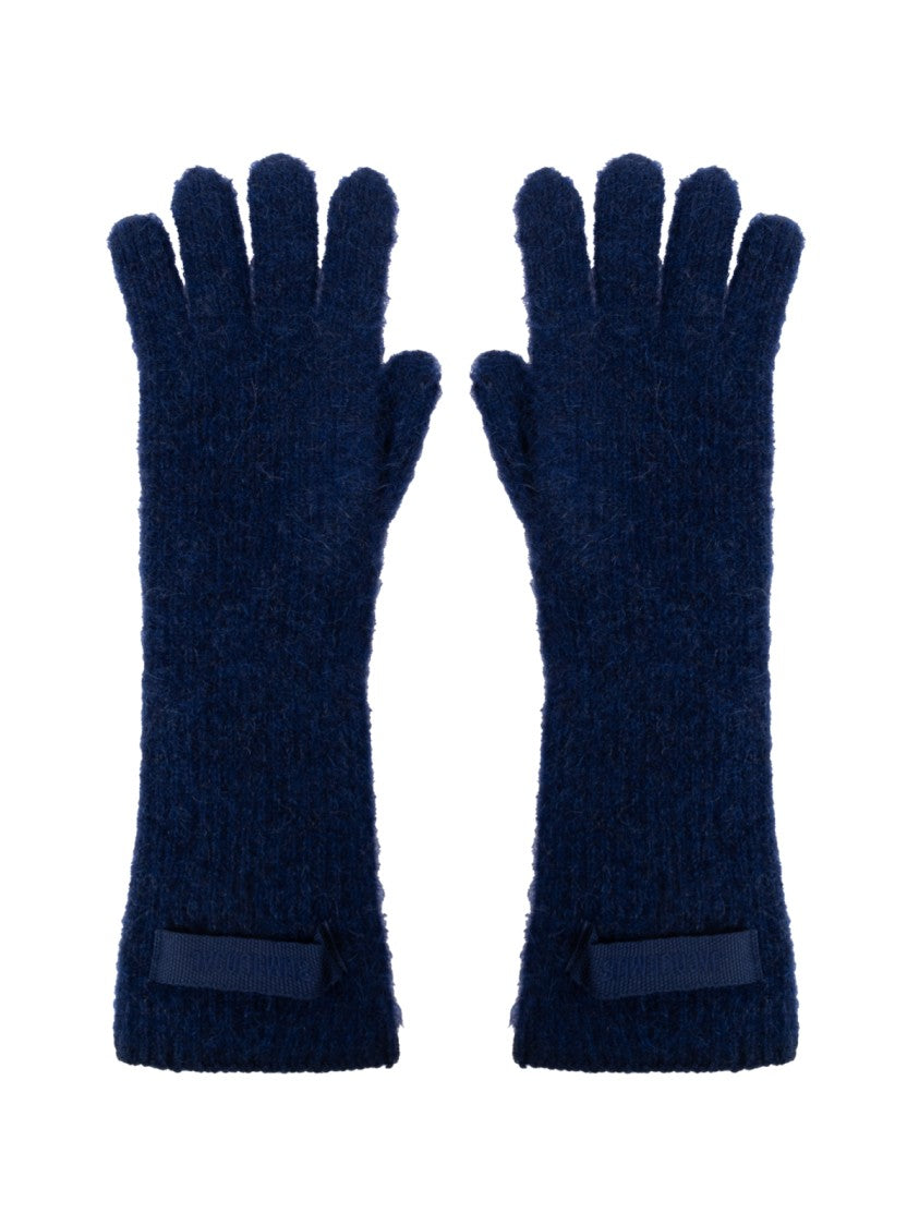 Jacquemus Les Gants Gros Grain Logo Gloves