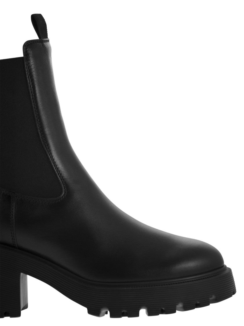 Hogan H649 - Leather Chelsea Boot