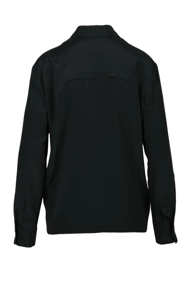 Simona Corsellini Acetate Silk Shirt - Black