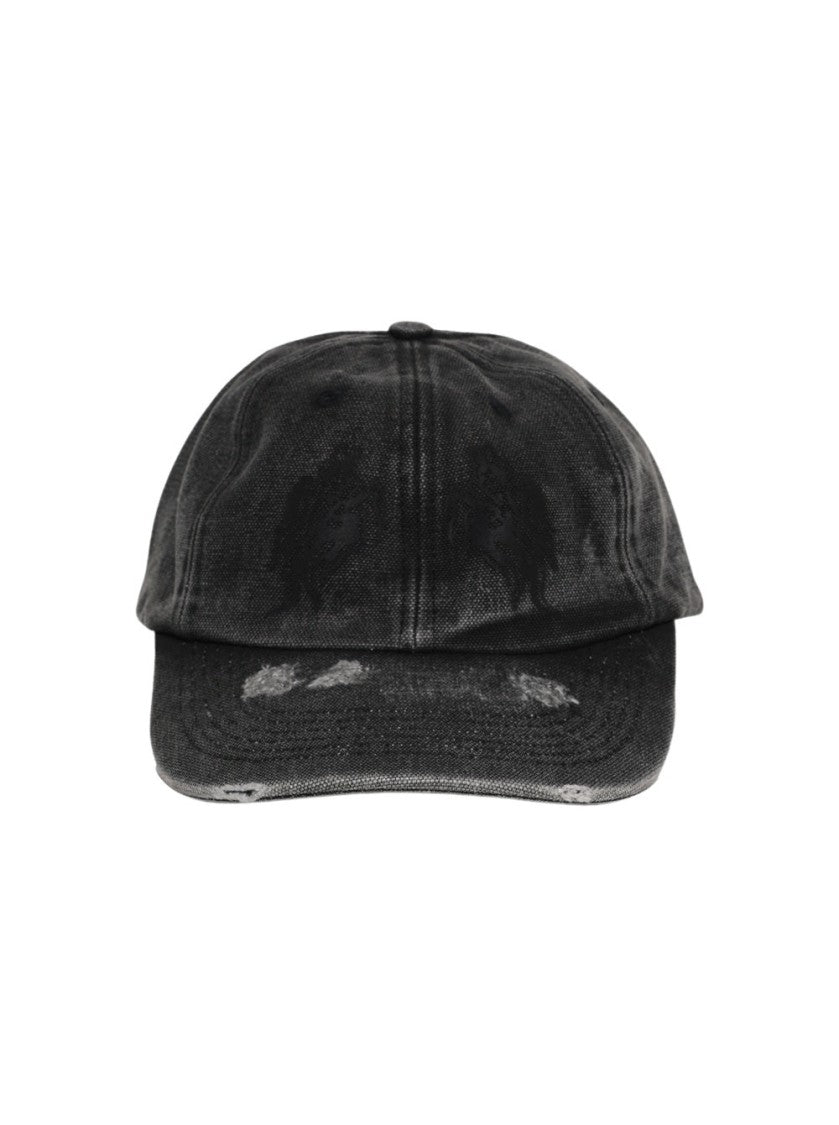 Warren Lotas Distressed Soldier Cap Black