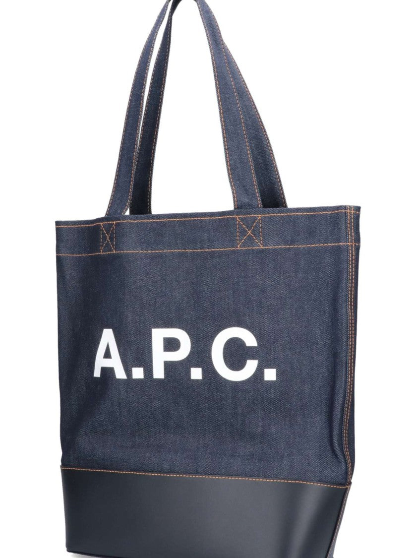 A.P.C. Axel Tote Bag – Blue