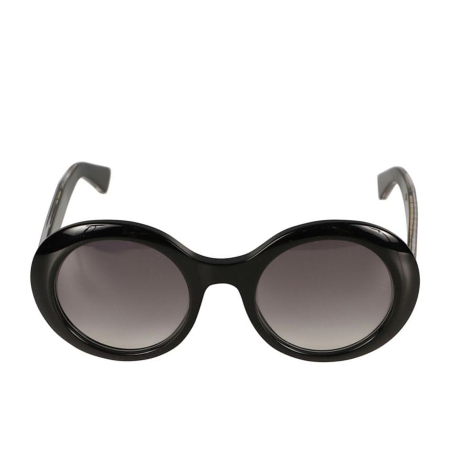 Kador Audrey Bold Rounded Frame Sunglasses With Gradient Dark Lenses