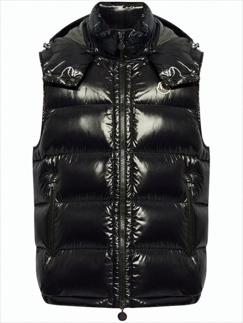 Moncler Padded Vest With Detachable Hood