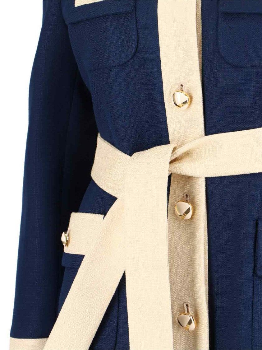 Valentino "Vlogo" Two-Tone Jacket Blue