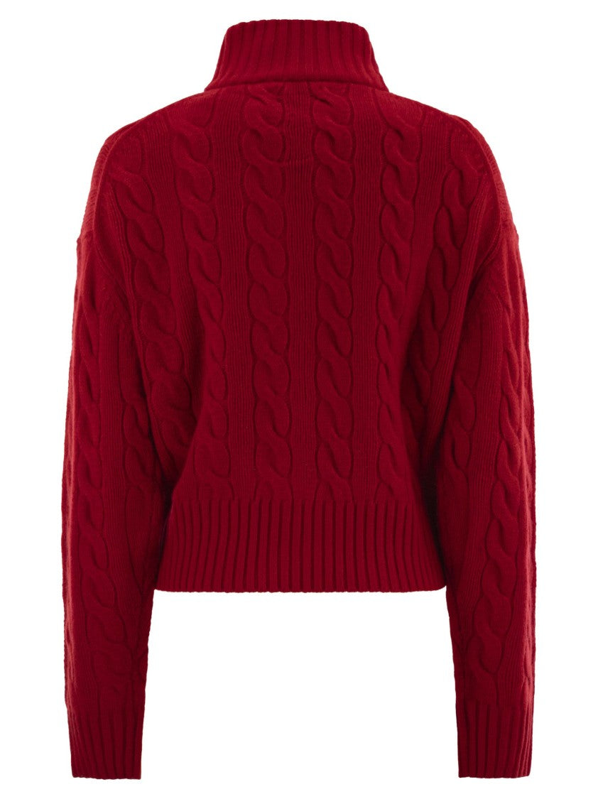 Polo Ralph Lauren Wool And Cashmere Cable Knit Jumper