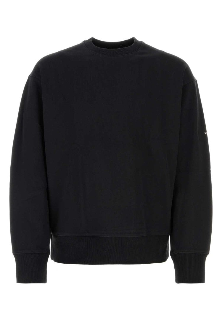 Y-3 Yamamoto Black Cotton Sweatshirt