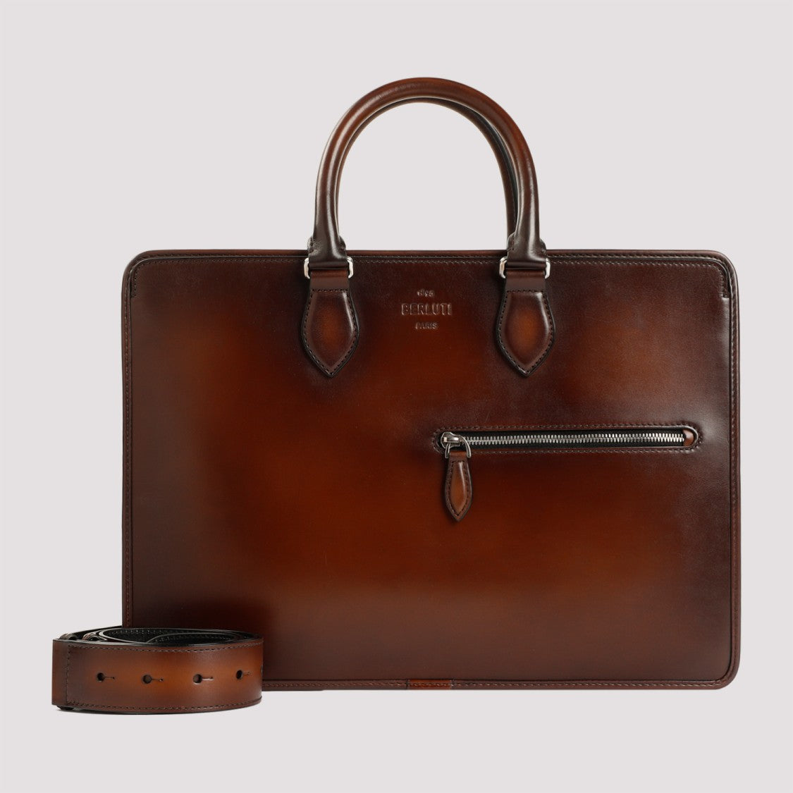 Berluti Venezia Leather Handbag