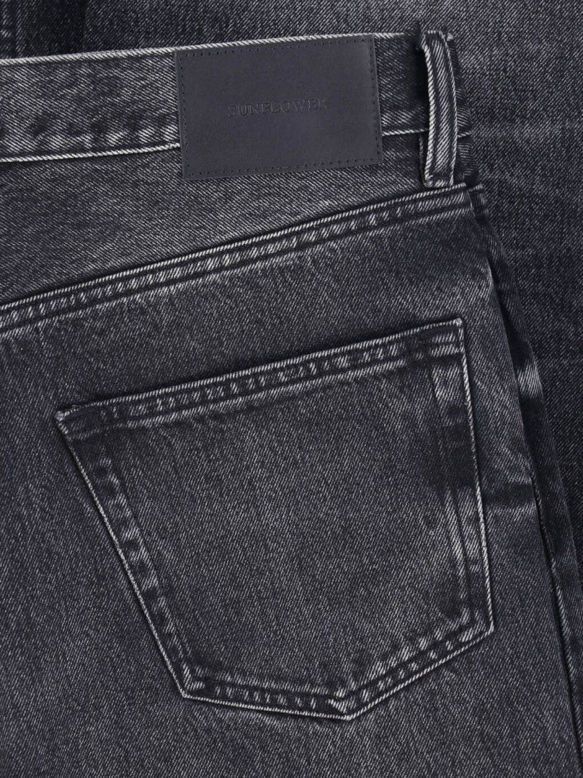 Sunflower Black Denim Wide-Leg Jeans