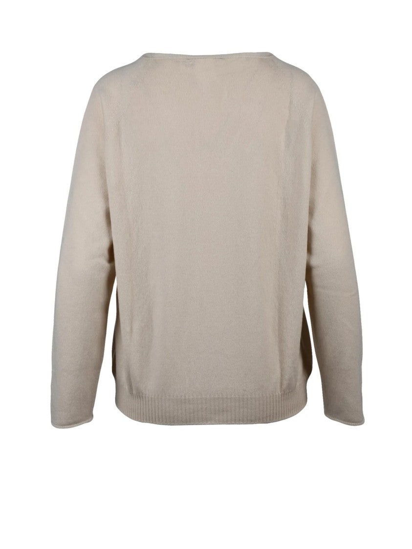 Gran Sasso V-Neck Cashmere Sweater With Button Details