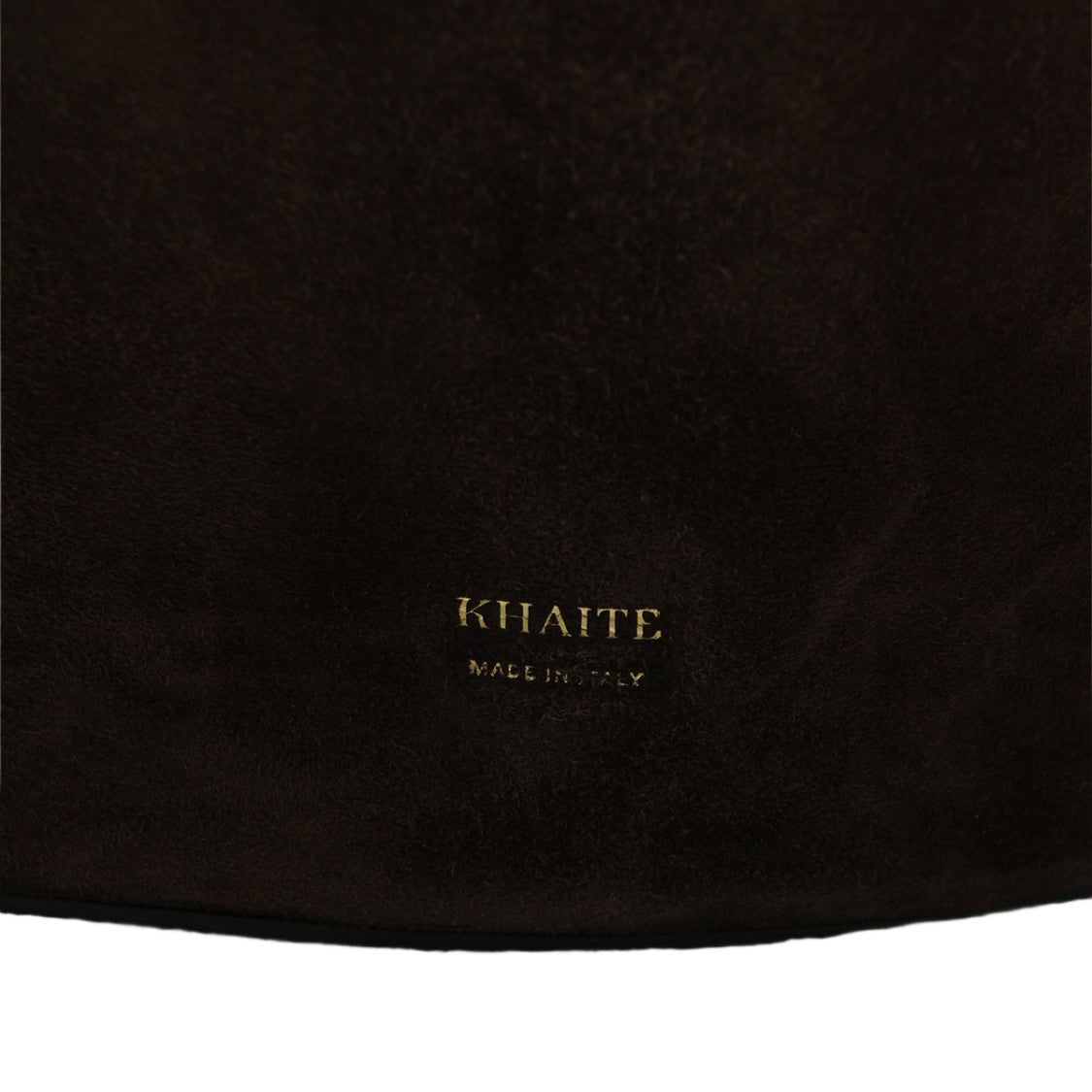 Khaite Sculptural Brown Suede Bag